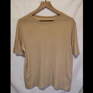 Everlane Basic Beige Cotton Tee - Size XS